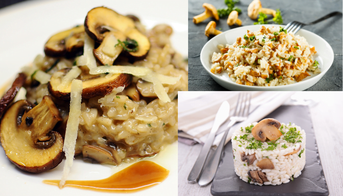 Receita de Risoto Vegano Cremoso com Cogumelos