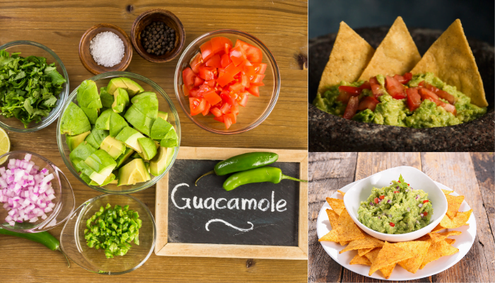 Receita fácil de guacamole.